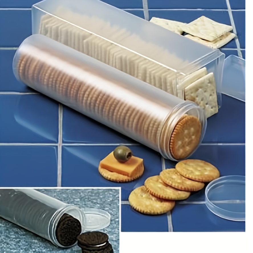 Kitchen Gadgets Organizer - Transparenter Rechteckiger Versiegelter Lebensmittelbehälter mit Klappe