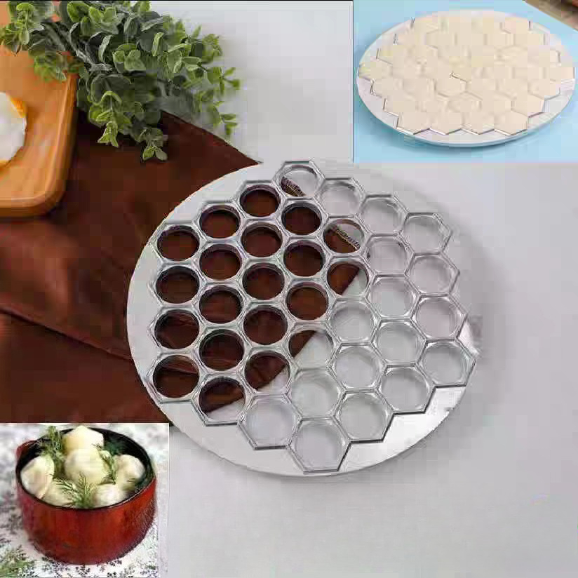 Kitchen Gadgets Dumpling Maker - Küchenwerkzeuge 12/37 Löcher Italienischer Ravioli-Maker Wonton-Form