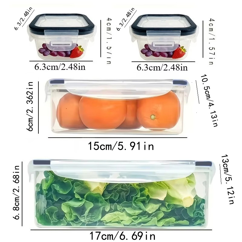 8-teiliges Set mit 4 Behältern – Kitchen Gadgets Organizer Bewertung und Preis