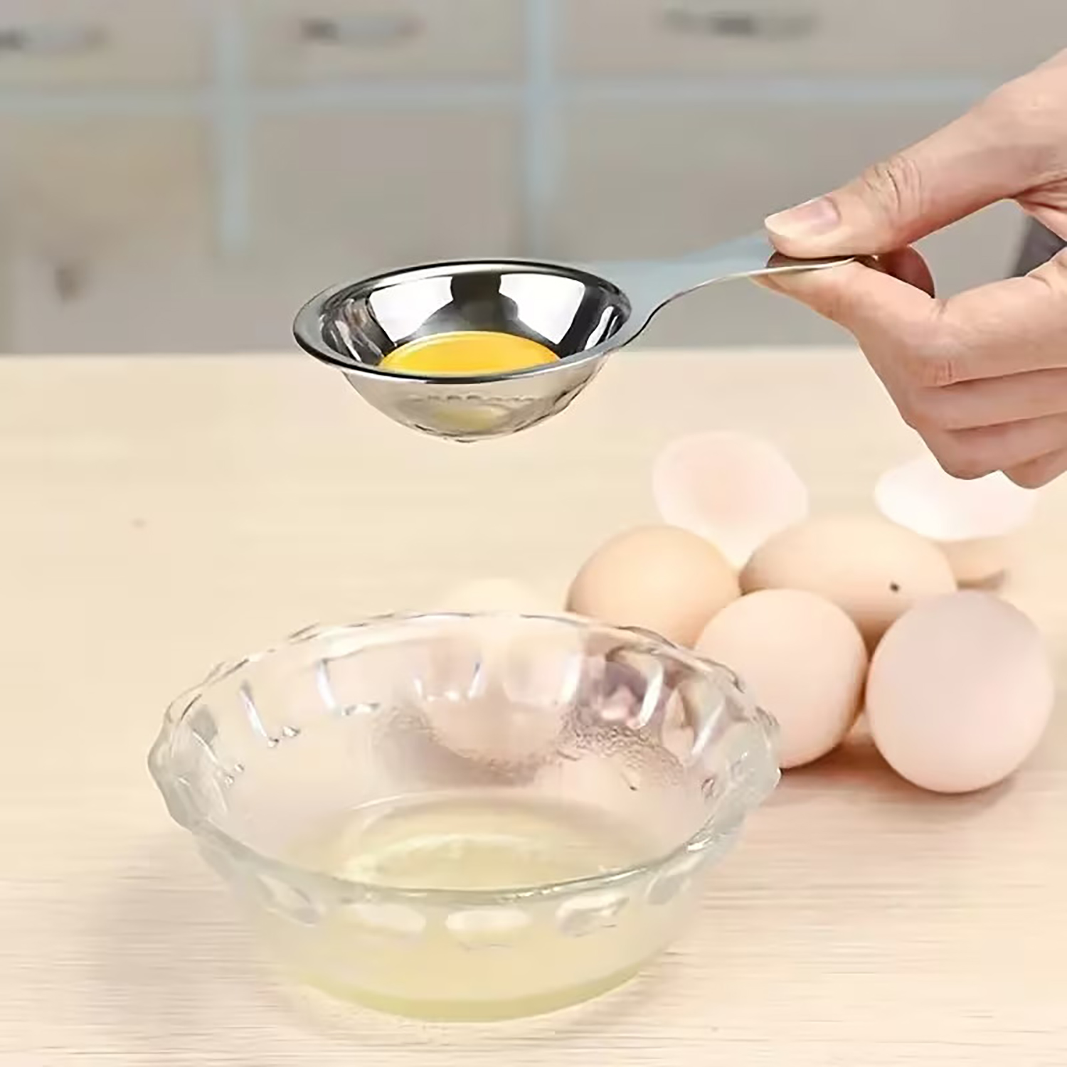 Edelstahl Eierrührer und Eigel – Egg Separator Tool Bewertung und Preis