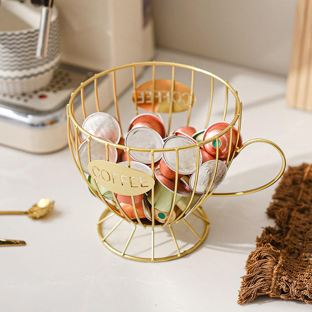 Metall-Kaffeekapselhalter mit  – Kitchen Gadgets Organizer Bewertung und Preis