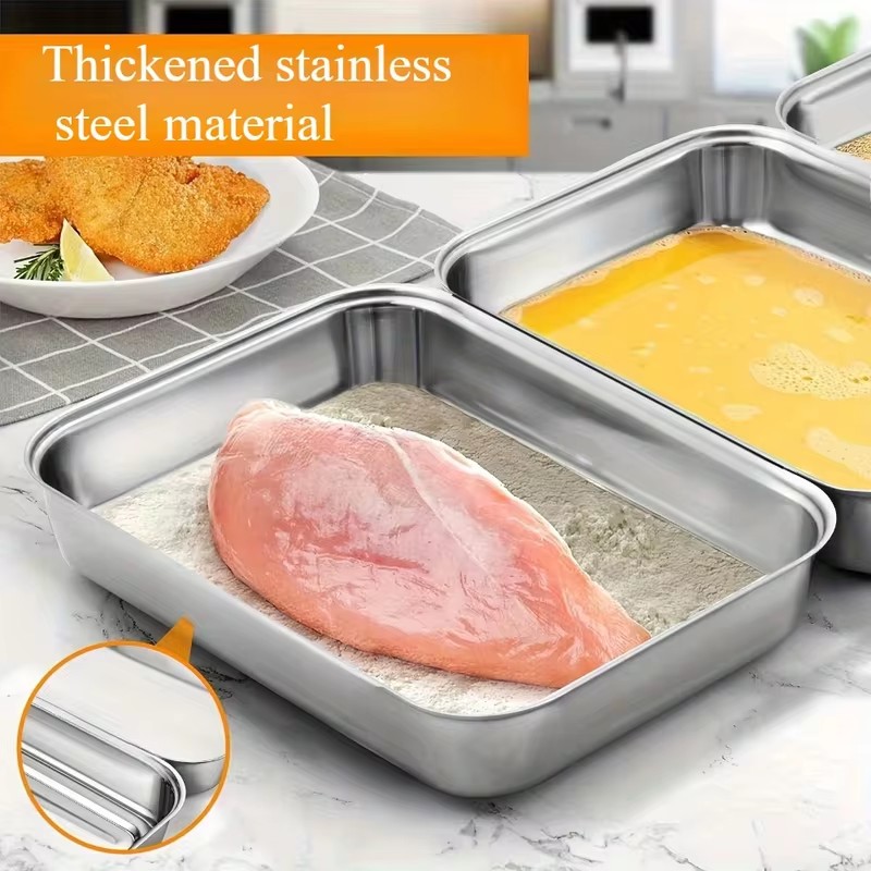 Dreifach-Packung Edelstahl-Leb – Kitchen Gadgets Organizer Bewertung und Preis